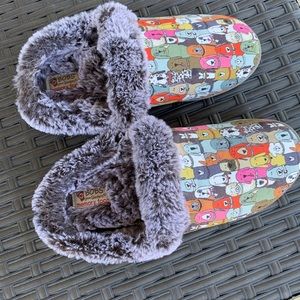 Sketcher BOB dog slippers size 8